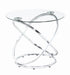 Warren 3-piece Occasional Set Chrome and Clear - Home Discount Furniture - NJ-linden