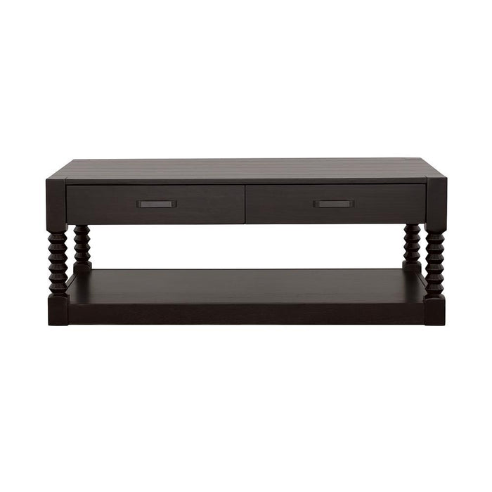 Meredith 2-drawer Coffee Table Coffee Bean - Home Discount Furniture - NJ-linden