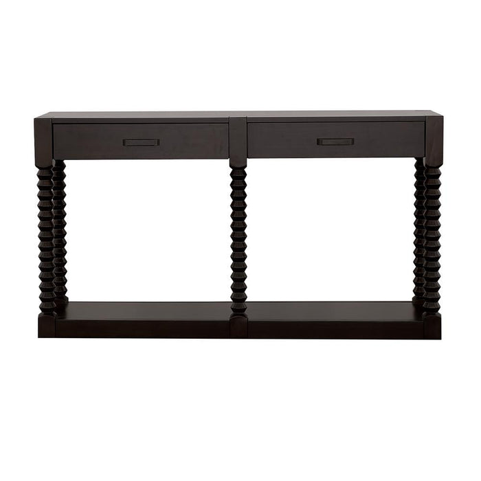 Meredith 2-drawer Sofa Table Coffee Bean - Home Discount Furniture - NJ-linden