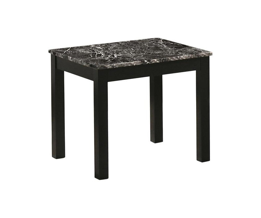 Darius Faux Marble Rectangle 3-piece Occasional Table Set Black - Home Discount Furniture - NJ-linden