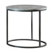Lainey Faux Marble Round Top End Table Grey and Gunmetal - Home Discount Furniture - NJ-linden