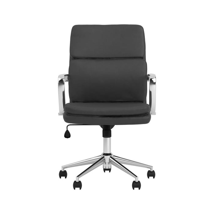 Ximena Standard Back Upholstered Office Chair Black - Home Discount Furniture - NJ-linden