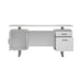 Lawtey Floating Top Office Desk White Gloss - Home Discount Furniture - NJ-linden