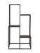 Rito 4-tier Display Shelf Rustic Brown and Black - Home Discount Furniture - NJ-linden