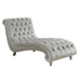 Lydia Tufted Cushion Chaise with Nailhead Trim Grey - Home Discount Furniture - NJ-linden