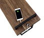 Maxwell C-shaped Accent Table with USB Charging Port - Home Discount Furniture - NJ-linden