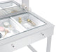 Umbridge 3-drawer Vanity with Lighting Chrome and White - Home Discount Furniture - NJ-linden
