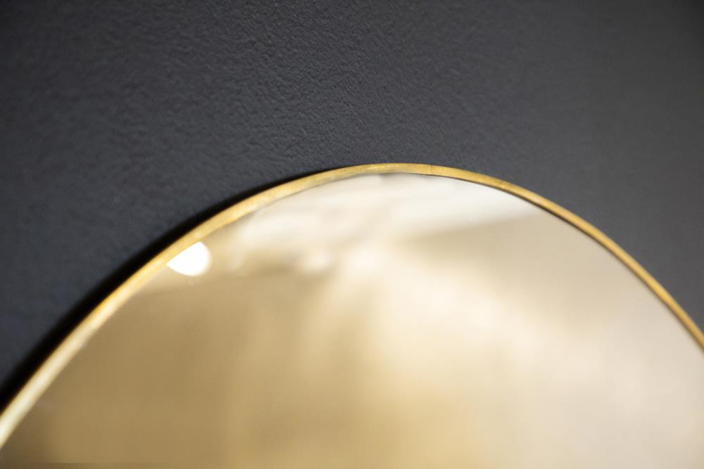 Hermione Round Wall Mirror Gold - Home Discount Furniture - NJ-linden