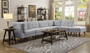 Churchill Modern Grey Corner - Home Discount Furniture - NJ-linden