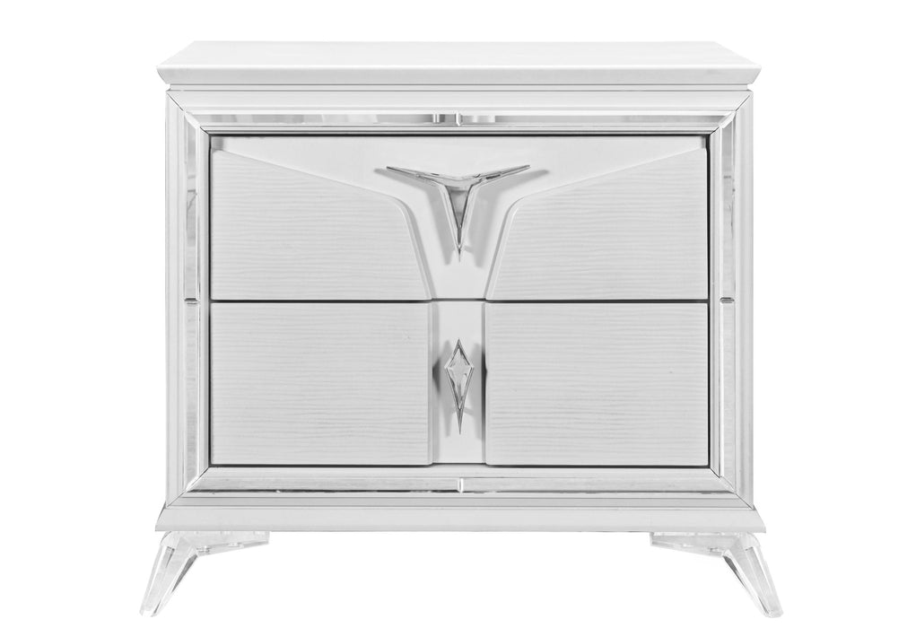 ROMO WHITE NIGHTSTAND image