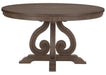 Toulon  Round Dining Table in Dark Pewter 5438-54* image