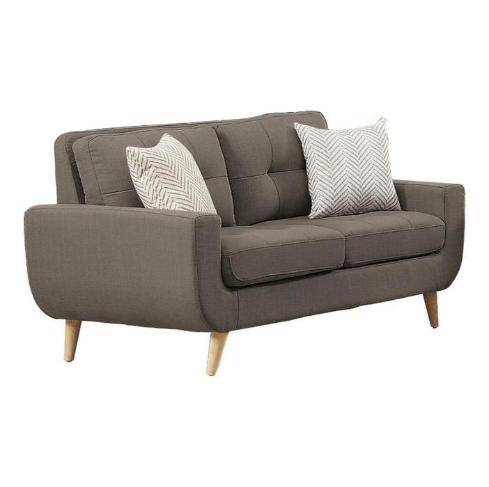 Deryn Loveseat in Gray 8327GY-2 - Home Discount Furniture - NJ-linden