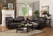 Cassville Double Reclining Loveseat in Dark Brown 8403-2 - Home Discount Furniture - NJ-linden