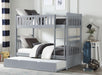 Orion Twin/Twin Bunk Bed with Trundle in Gray B2063-1*R - Home Discount Furniture - NJ-linden