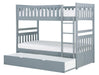 Orion Twin/Twin Bunk Bed with Trundle in Gray B2063-1*R - Home Discount Furniture - NJ-linden