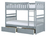 Orion Twin/Twin Bunk Bed with Storage Boxes in Gray B2063-1*T - Home Discount Furniture - NJ-linden