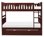 Rowe Twin/Twin Bunk Bed w/ Twin Trundle Bed in Dark Cherry B2013DC-1*R - Home Discount Furniture - NJ-linden