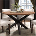 Nelina Round Dining Table in Espresso & Natural 5597-53* - Home Discount Furniture - NJ-linden