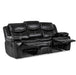 Bastrop Double Reclining Sofa in Black 8230BLK-3 - Home Discount Furniture - NJ-linden