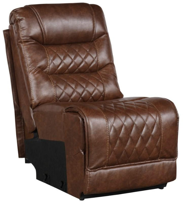 Putnam Armless Chair in Brown 9405BR-AC - Home Discount Furniture - NJ-linden