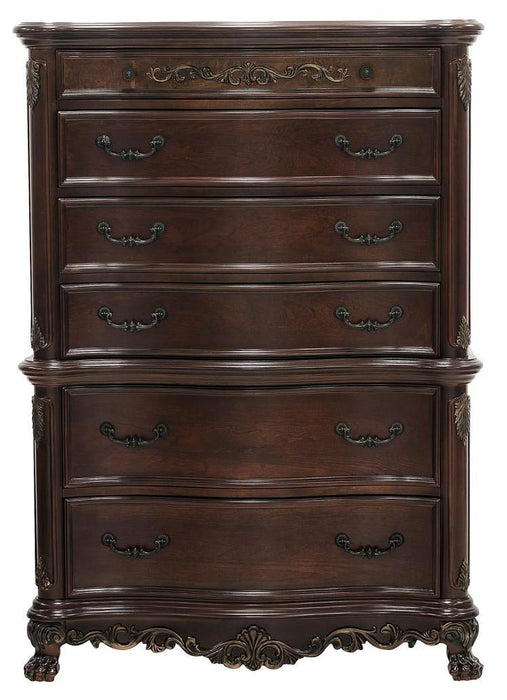 Deryn Park 6 Drawer Chest in Cherry 2243-9 - Home Discount Furniture - NJ-linden