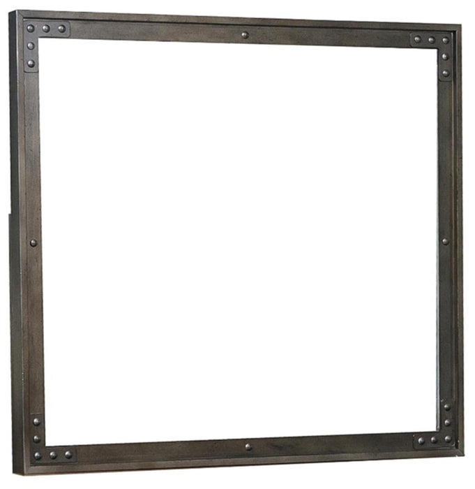 Holverson Mirror in Rustic Brown & Gunmetal 1715-6 - Home Discount Furniture - NJ-linden