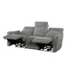 Edition Power Double Lay Flat Reclining Sofa in Dove Grey 9804DV-3PWH - Home Discount Furniture - NJ-linden