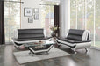 Veloce Cocktail Table in Black/Ivory 8219-30 - Home Discount Furniture - NJ-linden