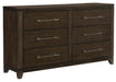Griggs Dresser in Dark Brown 1669-5 - Home Discount Furniture - NJ-linden