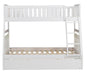 Galen Twin/Full Bunk Bed w/ Twin Trundle in White B2053TFW-1*R - Home Discount Furniture - NJ-linden
