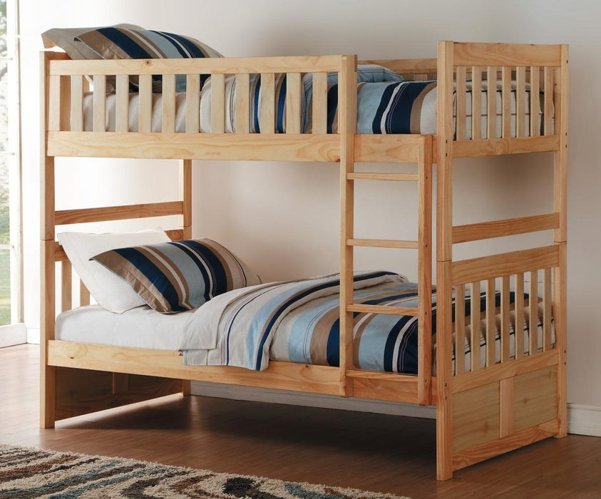 Bartly Twin/Twin Bunk Bed in Natural B2043-1* - Home Discount Furniture - NJ-linden