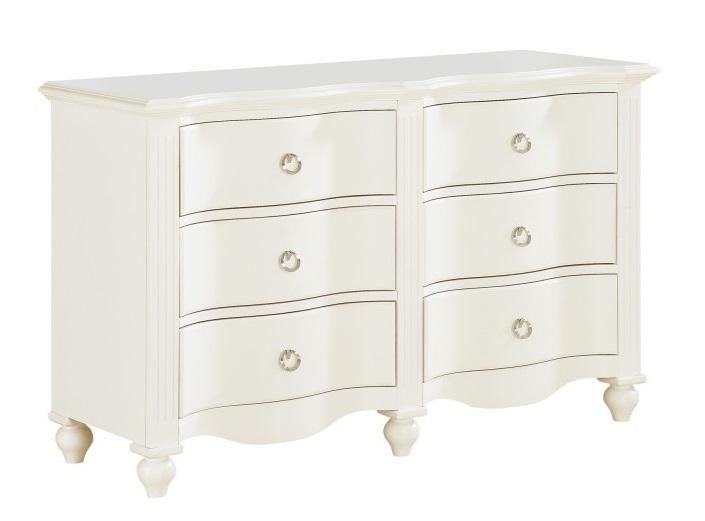 Meghan 6 Drawer Dresser in White 2058WH-5 - Home Discount Furniture - NJ-linden