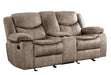 Bastrop Double Glider Reclining Loveseat in Brown 8230FBR-2 - Home Discount Furniture - NJ-linden