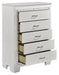 Allura Chest in White 1916W-9 - Home Discount Furniture - NJ-linden