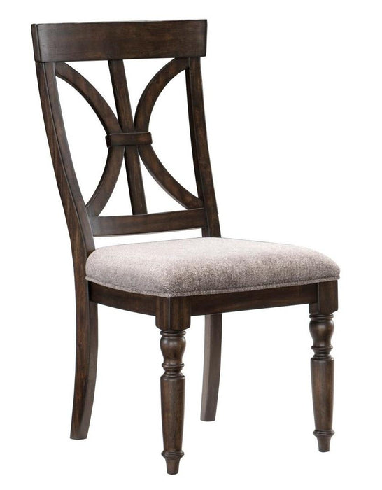 Cardano Side Chair in Charcoal (Set of 2) - Home Discount Furniture - NJ-linden