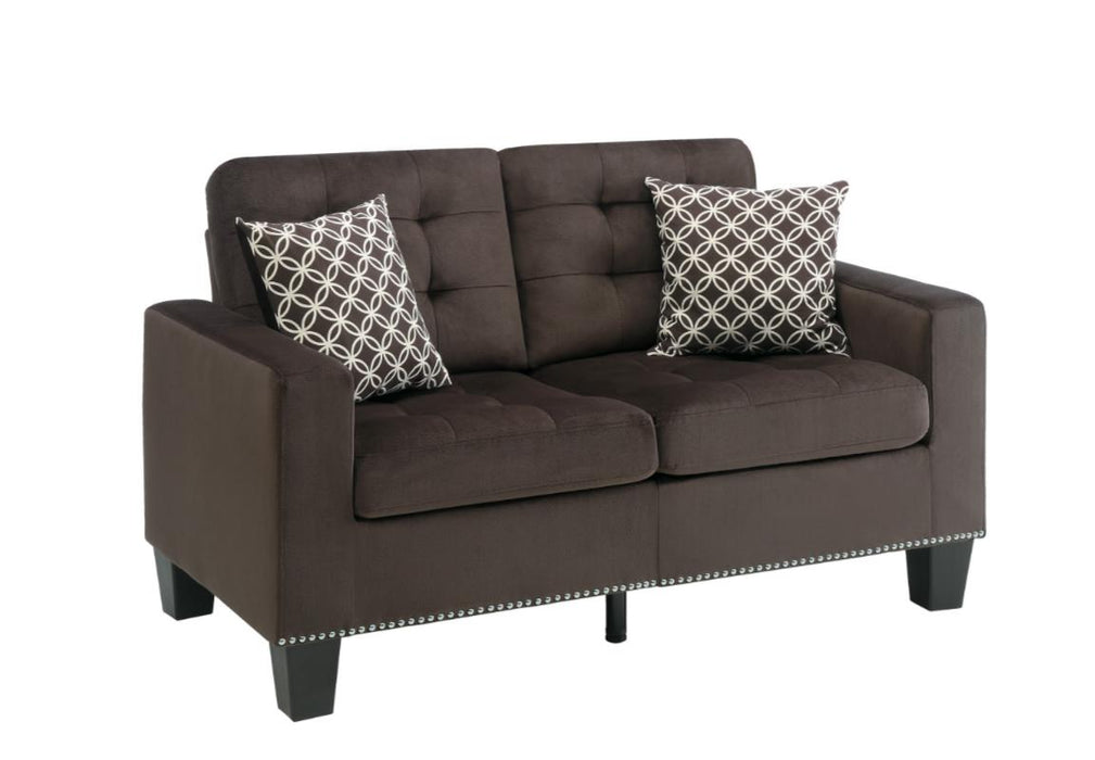 Lantana Loveseat in Chocolate 9957CH-2 - Home Discount Furniture - NJ-linden