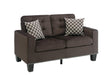 Lantana Loveseat in Chocolate 9957CH-2 - Home Discount Furniture - NJ-linden