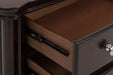 Marston 3 Drawer Nightstand in Dark Cherry 2615DC-4 - Home Discount Furniture - NJ-linden