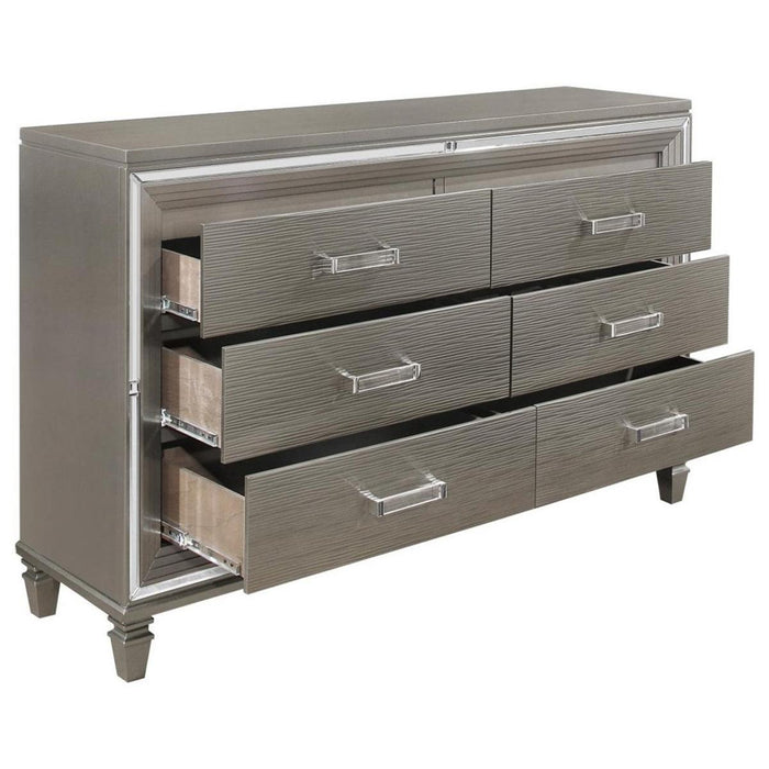 Tamsin Dresser in Silver Grey Metallic 1616-5 - Home Discount Furniture - NJ-linden