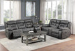 Madrona Hill Double Reclining Loveseat in Gray 9989GY-2 - Home Discount Furniture - NJ-linden