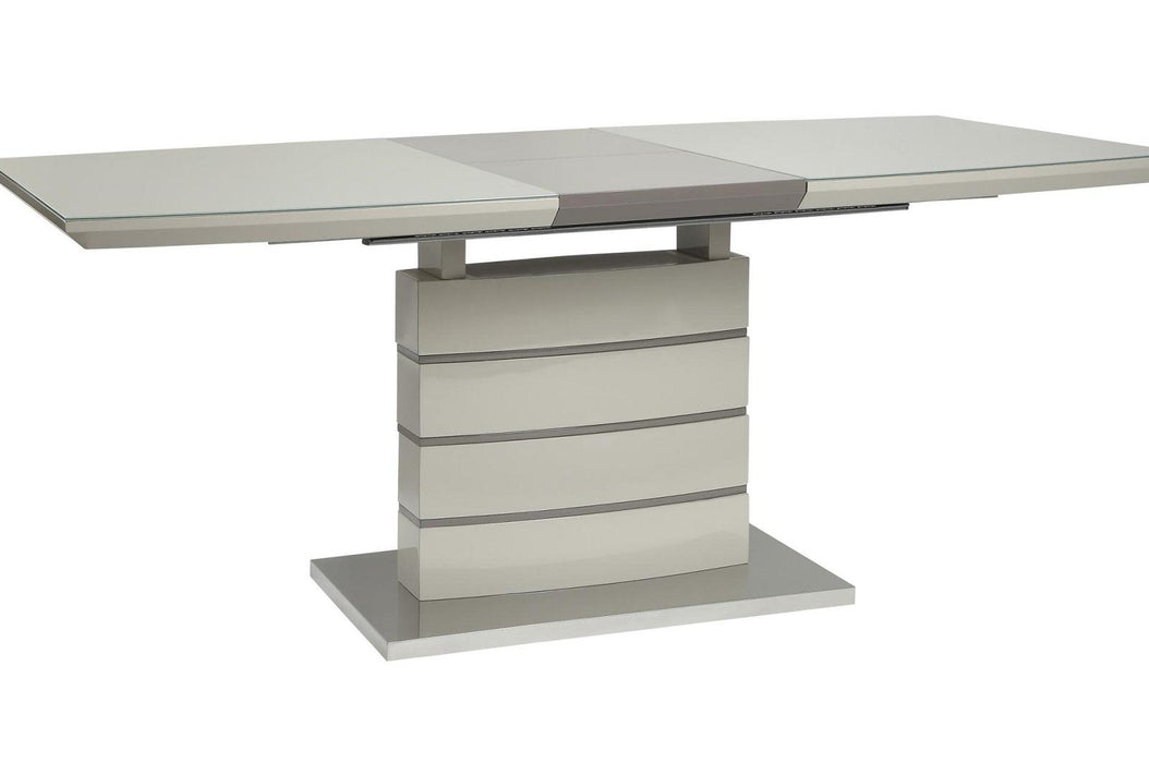 Glissand Dining Table in White & Gray 5599-71* - Home Discount Furniture - NJ-linden
