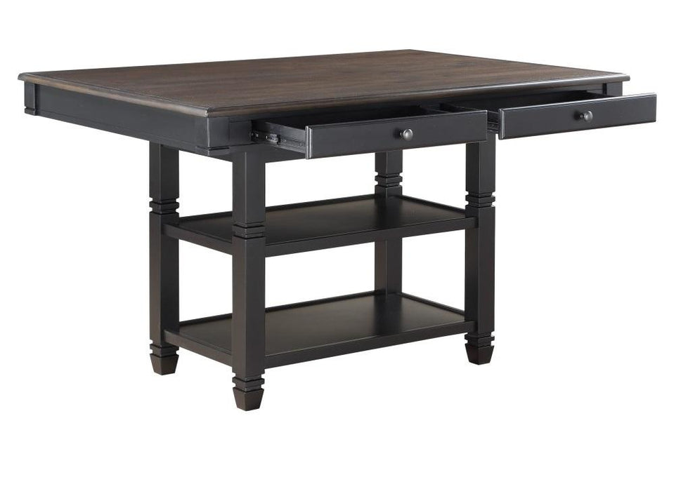 Baywater Counter Height Table in Natural and Black 5705BK-36 - Home Discount Furniture - NJ-linden