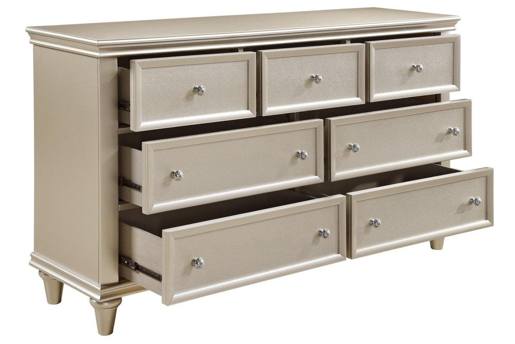 Celandine 7 Drawer Dresser in Silver 1928-5 - Home Discount Furniture - NJ-linden