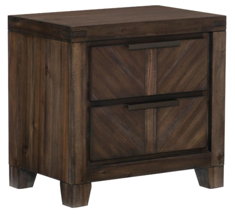 Parnell Nightstand in Rustic Cherry 1648-4 - Home Discount Furniture - NJ-linden