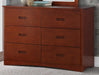 Rowe 6 Drawer Dresser in Dark Cherry B2013DC-5 - Home Discount Furniture - NJ-linden