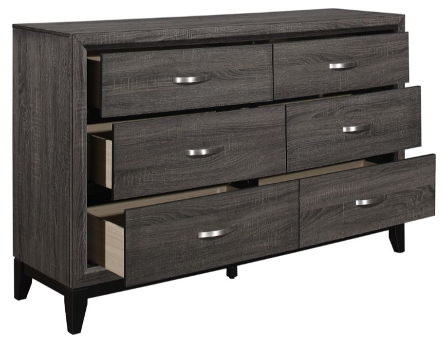 Davi Dresser in Gray 1645-5 - Home Discount Furniture - NJ-linden