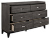 Davi Dresser in Gray 1645-5 - Home Discount Furniture - NJ-linden