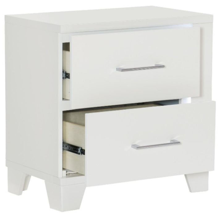 Kerren Nightstand in White 1678W-4 - Home Discount Furniture - NJ-linden