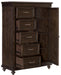 Cardona Wardrobe Chest in Driftwood Charcoal 1689-10 - Home Discount Furniture - NJ-linden