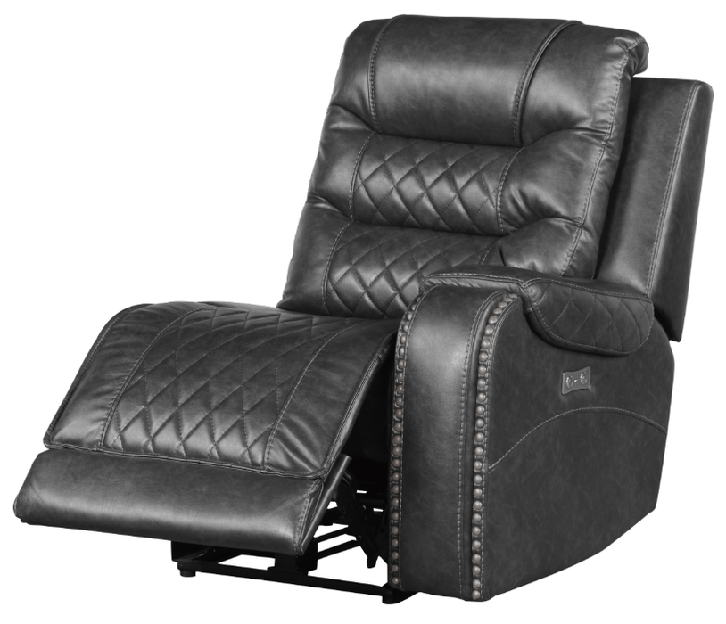 Putnam Power Right Side Reclining Chair with USB Port in Gray 9405GY-RRPW - Home Discount Furniture - NJ-linden